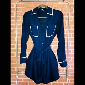 Navy Blue Express Dress